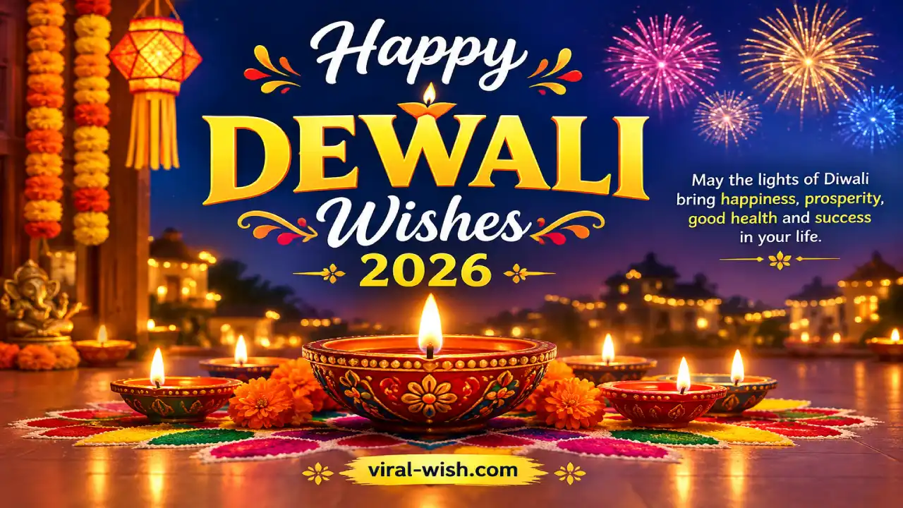 Happy Diwali Wishes 2026 in Hindi & English | Quotes & Messages